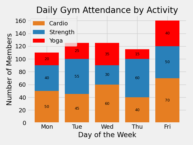 Gym Attendance Chart